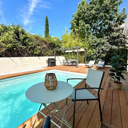 Vila De Standing Au Calme Absolue Avec Piscine, Clim, Wi-fi